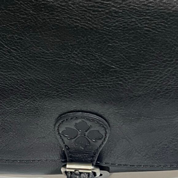 Patricia Nash Classic Black Leather Shoulder Bag – Multiple Pockets, EUC - Picture 9 of 9